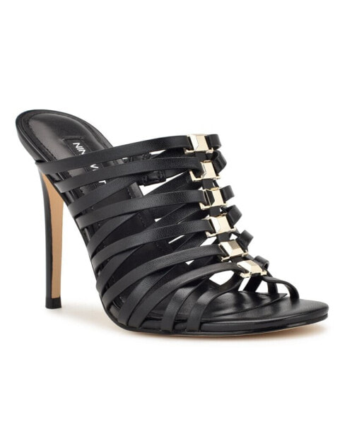 Women's Must Heeled Slide Strappy Dress Sandals