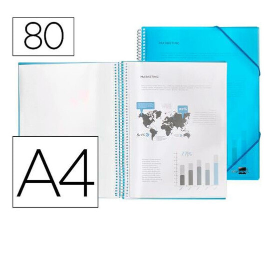 Folder Liderpapel EC25 Blue A4