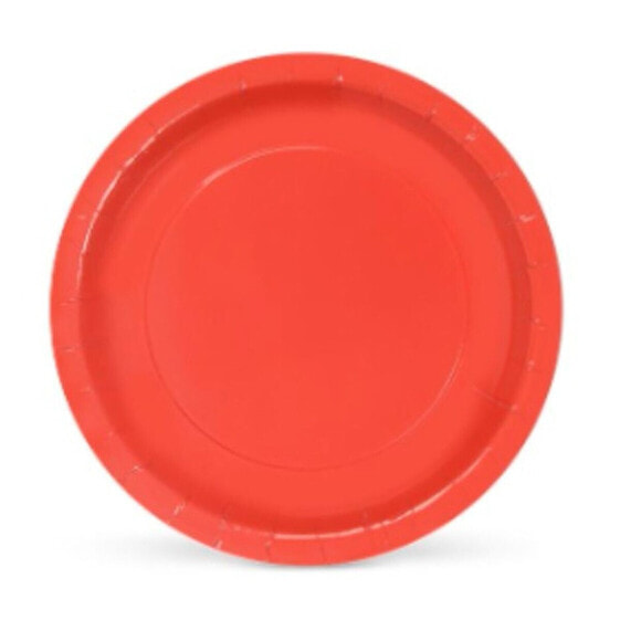 Набор посуды Algon Картон Одноразовые Красный 10 штук 20 x 20 x 1,5 cm