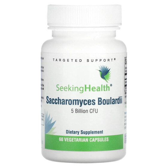 Пробиотик Seeking Health Saccharomyces Boulardii, 5 миллиардов CFU, 60 вегетарианских капсул