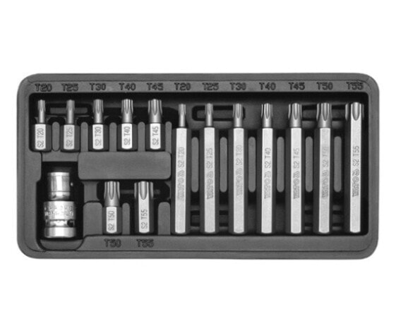 YATO KOŃCÓWKI TORX 15elem. 0411