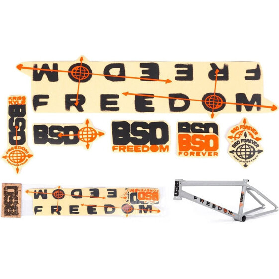 BSD Freedom 2022 Frame Sticker Pack