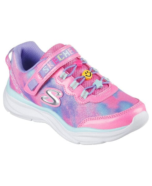 Красивые детские кроссовки для девочек Skechers Power Jams - Skech Friends Fastening Strap