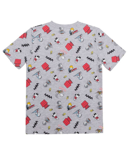 Футболка для малышей PEANUTS Graphic T-shirt с короткими рукавами и полной печатью