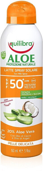 Sonnenschutzmilch-Spray mit 20% Aloe Vera SPF 50+