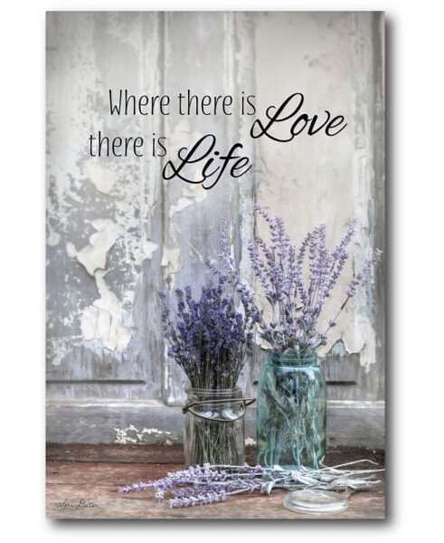 Where There is Love Gallery-Wrapped Canvas Wall Art - 12" x 18"