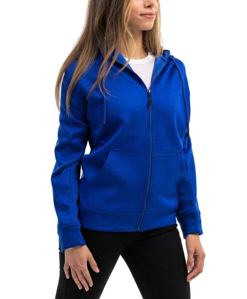 Women's Premium Zip-Up Hoodie with Smooth Matte Finish & Cozy Fleece Inner Lining Sweater with Hood