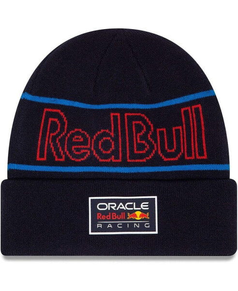 Men's Navy Red Bull Racing Cuffed Knit Hat