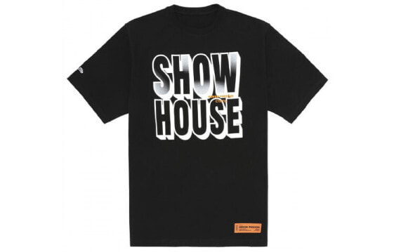 HERON PRESTON Show House Tee 后背印花短袖T恤 男女同款 黑色 送礼推荐 / Футболка HERON PRESTON Show House Tee T HMAA001F176000051088