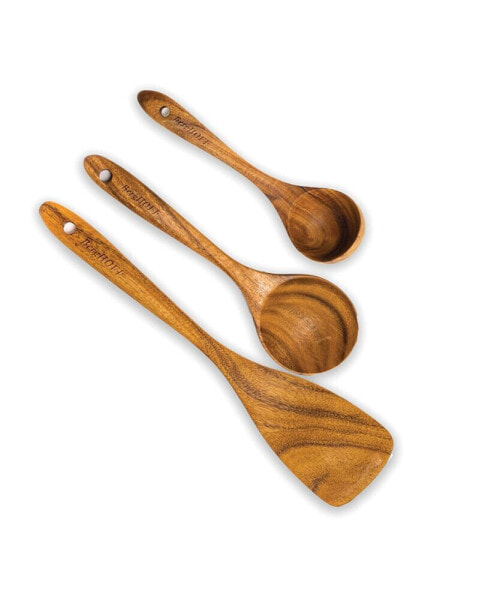 Bamboo 3 Piece Wooden Utensil Set