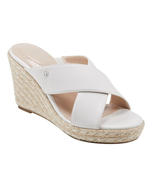 Women's Kammie Espadrille Cross Strap Wedge Sandals