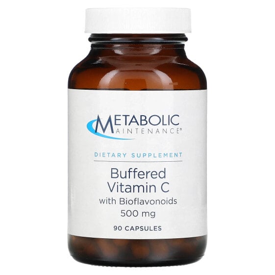 Buffered Vitamin C with Bioflavonoids, 500 mg, 90 Capsules