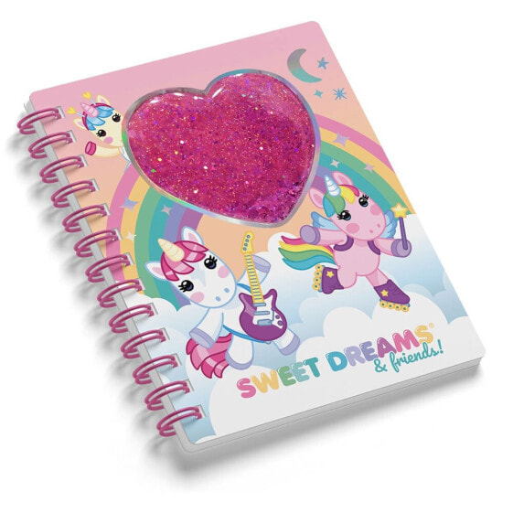 SWEET DREAMS Notebook With Purpurine
