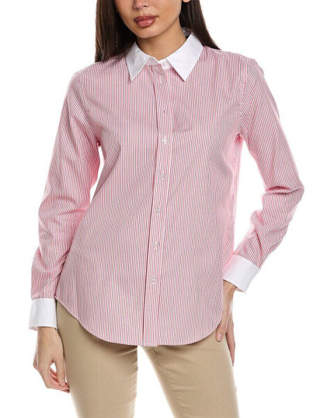 Jones New York Oversized Shirt Women's Pink Xs