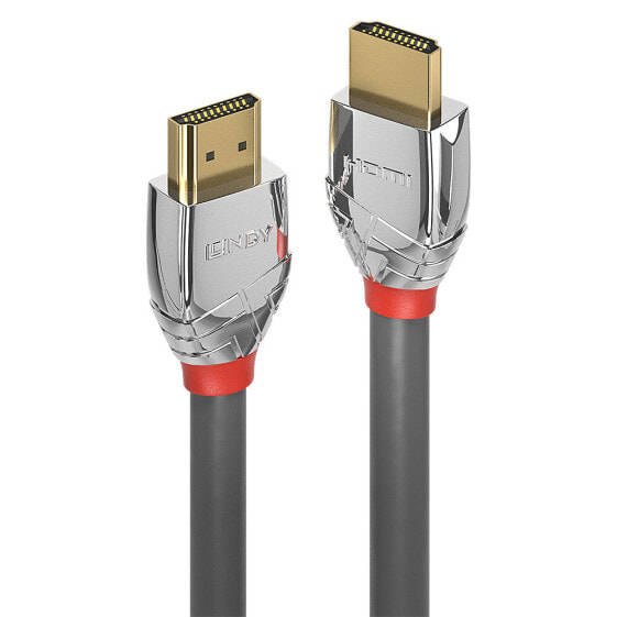 Lindy 7.5m Standard HDMI Cable - Cromo Line - 7.5 m - HDMI Type A (Standard) - HDMI Type A (Standard) - 4096 x 2160 pixels - 3D - Grey