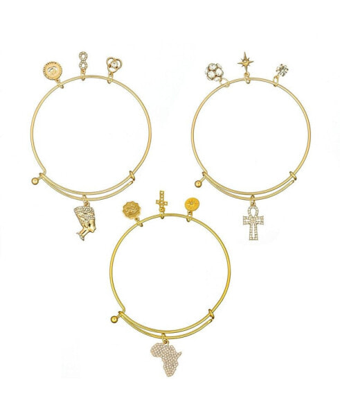 Браслет AALIYAH Pavé Bangle Set