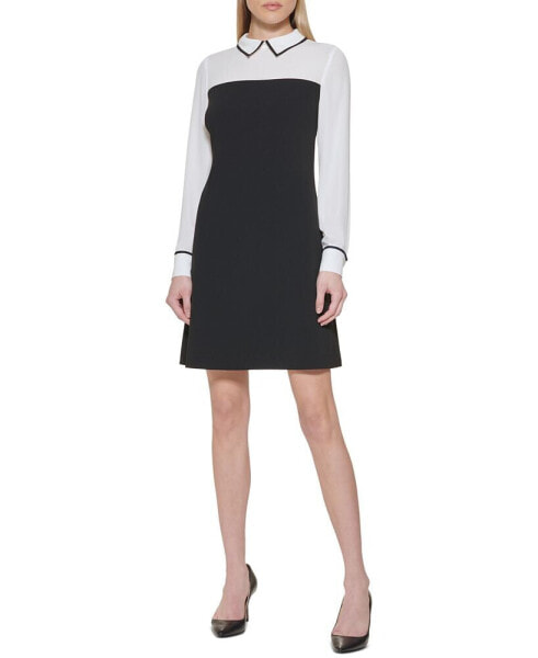 Women's Collared Sheath Dress