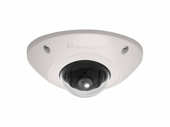 Камера видеонаблюдения Levelone GEMINI Fixed Dome IP Network Camera - 2-Megapixel - 802.3af PoE - Vandalproof - Indoor/Outdoor - IP security camera - Indoor & outdoor - Wired - CE - FCC - ONVIF - Ceiling - White