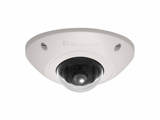 LevelOne GEMINI Fixed Dome IP Network Camera - 2-Megapixel - 802.3af PoE - Vandalproof - Indoor/Outdoor - IP security camera - Indoor & outdoor - Wired - CE - FCC - ONVIF - Ceiling - White