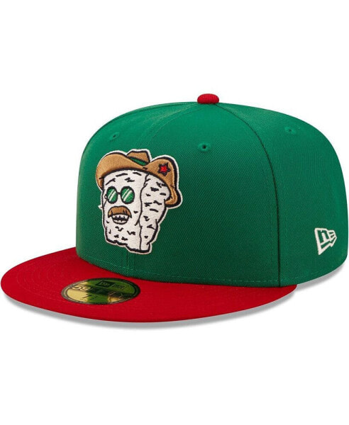 Men's Green, Red Los Quesos Frisco Copa De La Diversion 59FIFTY Fitted Hat