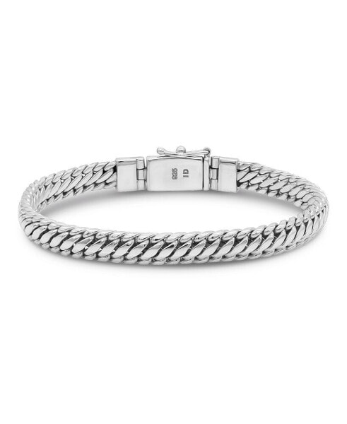 Java 7mm Chain Bracelet in Sterling Silver