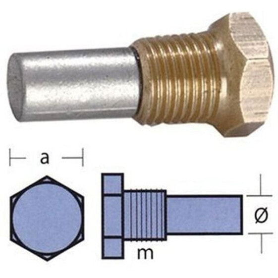 TECNOSEAL Bukh TEN02053T Anode Kit