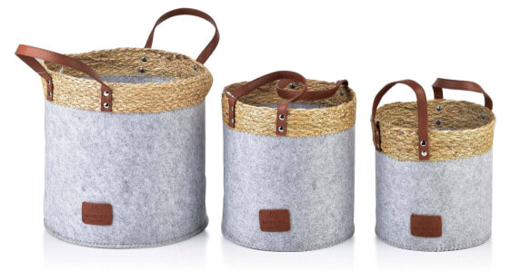 Корзины SET OF 3 BASKETS AMPAROиз серии AMPARO от Mondex