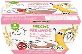 Frühstücks-Bowl Banane, Erdbeere & Hafer ab 8 Monaten, 130 g