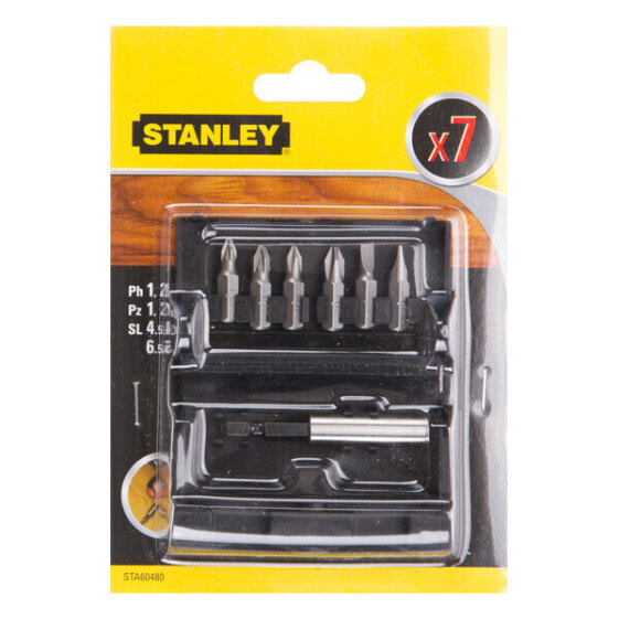 Stanley Końcówki wkrętarskie PZ/PH/SL + uchwyt magnetyczny (STA60480)