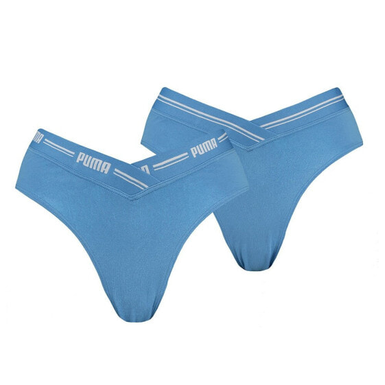 PUMA 701223669 V-Shape High Waist Panties 2 Units