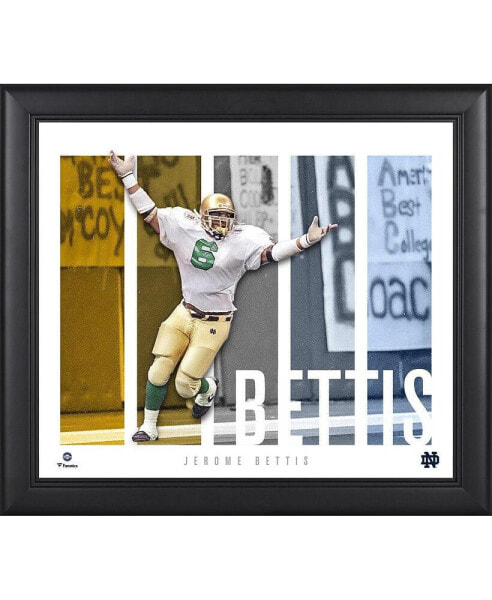 Jerome Bettis Notre Dame Fighting Irish Framed 15" x 17" Player Panel Collage