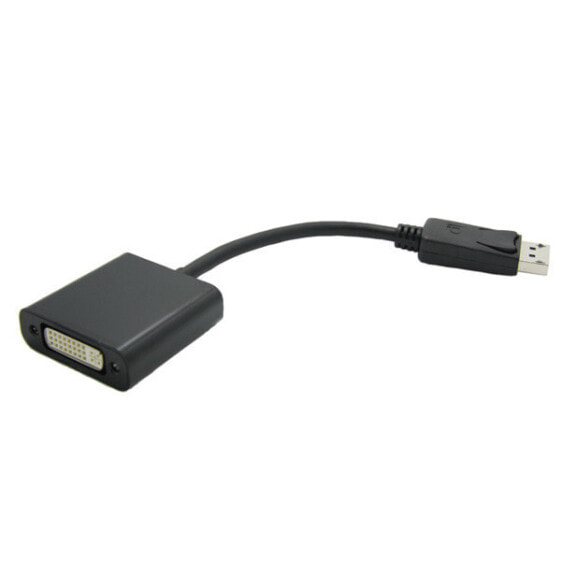VALUE Cableadapter - DP M - DVI F - 0.15 m - DisplayPort - DVI - Male - Female - Black