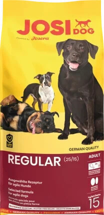 Trockenfutter Hund mit Geflügel & Mais, Regular, 15 kg