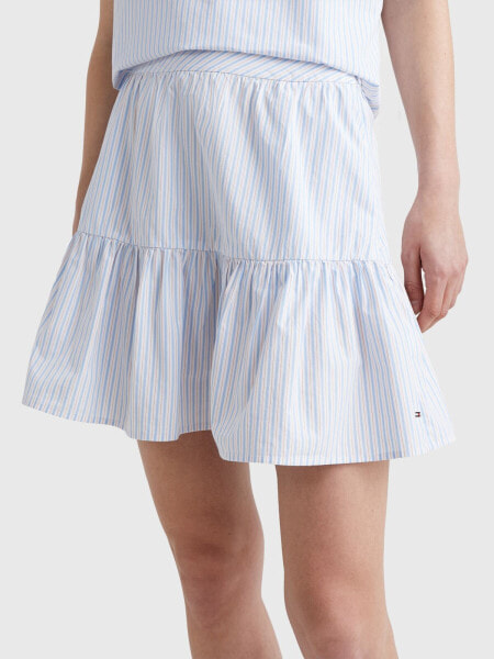 Stripe Tiered Skirt