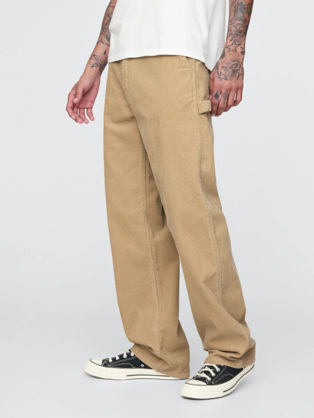 '90s Loose Corduroy Carpenter Pants