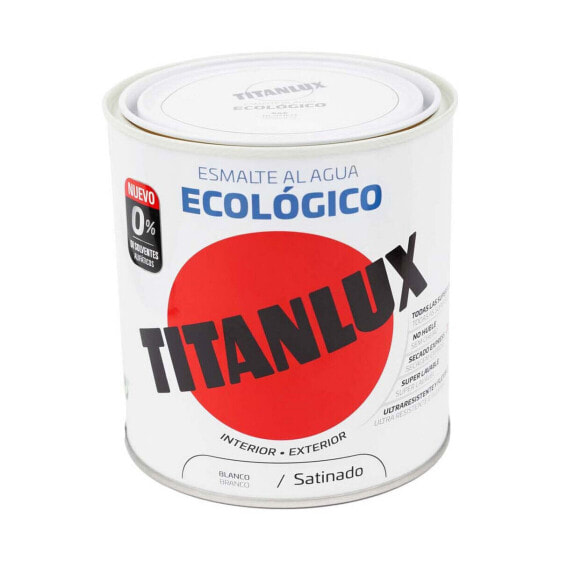 Эмаль акриловая Titanlux Экологичная 250 мл Белый сатин