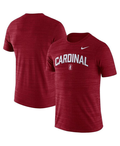 Men's Cardinal Stanford Cardinal 2022 Game Day Sideline Velocity Performance T-shirt