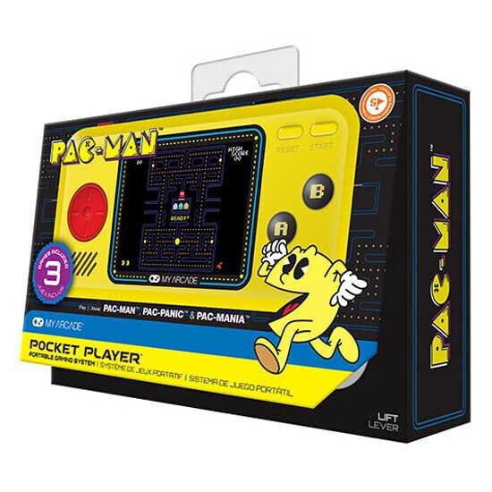 MY ARCADE Pocket Player Pacman 3 Games Retro Console