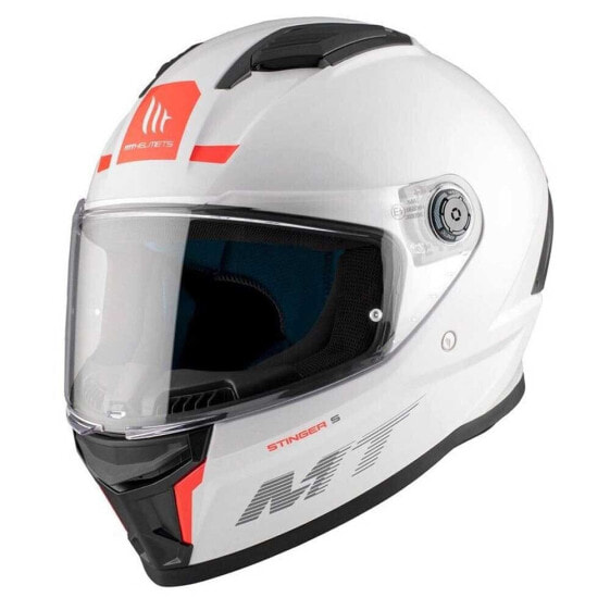 Шлем для мотоциклистов MT Stinger II Solid полноразмерный серый
