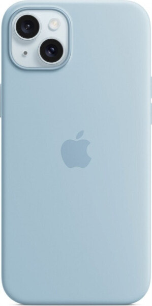 Apple APPLE iPhone 15 Plus Silicone Case with MagSafe - Light Blue