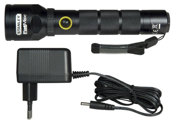 Stanley 1-95-154 - Hand flashlight - Black - Aluminium - Buttons - Rotary - LED - 130 lm