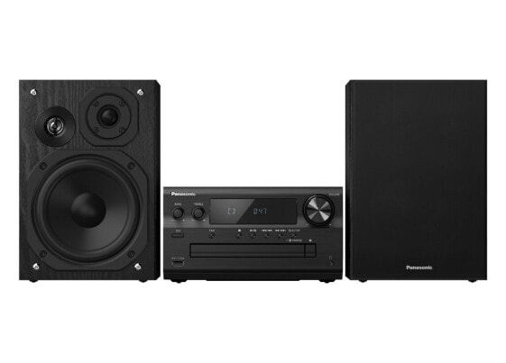 Panasonic SC-PMX802E-K, Home audio mini system, Black, Front, 120 W, 3-way, 14 cm