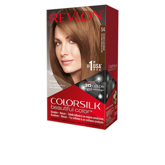 Краска для волос Revlon COLORSILK #54-светло-коричневый золотой
