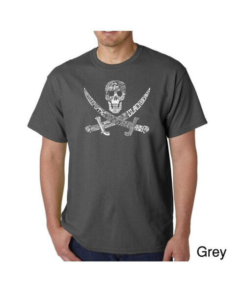Mens Word Art T-Shirt - Pirate