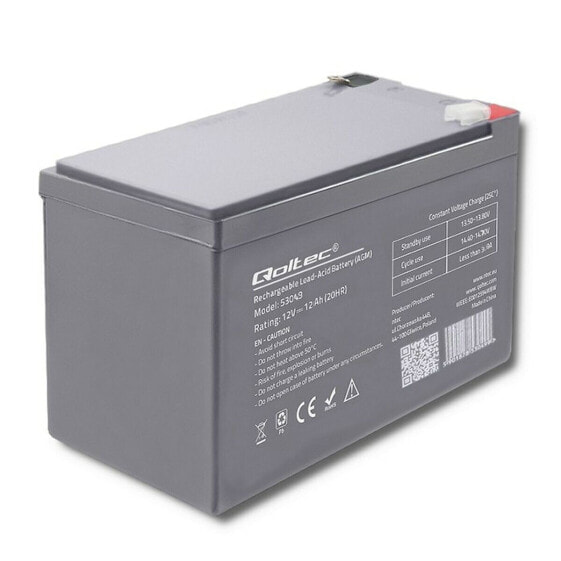 Батарея для ИБП Qoltec 53049 12 Ah 12 V