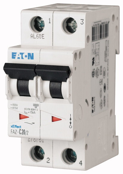 Eaton FAZ-B16/2 - Miniature circuit breaker - Type B