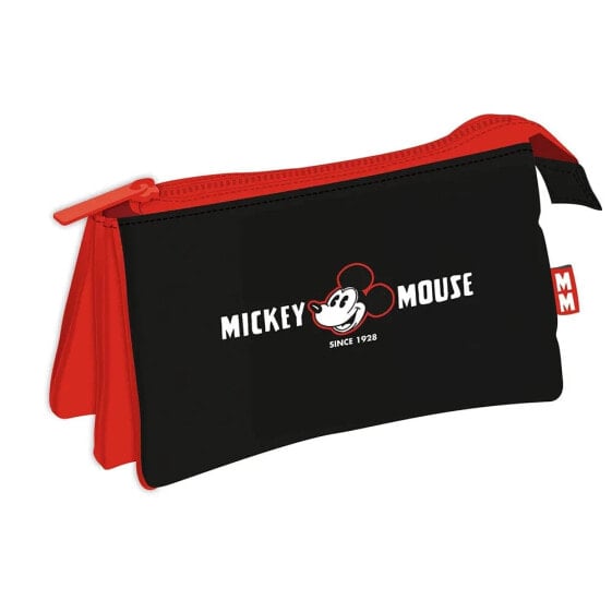 DISNEY Triple 21x11x3.5 cm Mickey Pencil Case