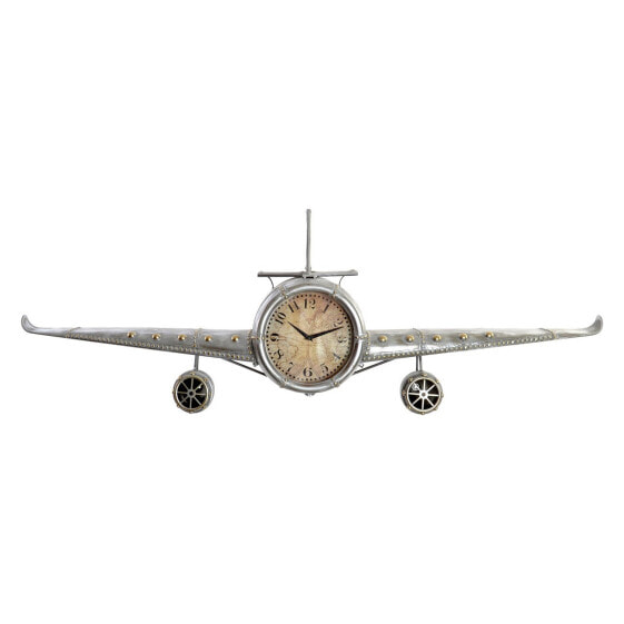 Настенное часы DKD Home Decor Самолет Металл Стеклянный (141 x 20 x 46.5 cm)