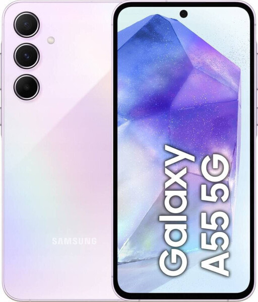 Smartfon Samsung Galaxy A55 5G 8/256GB Fioletowy (SM-A556BLVCEUE)