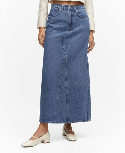 Women's Denim Long Skirt